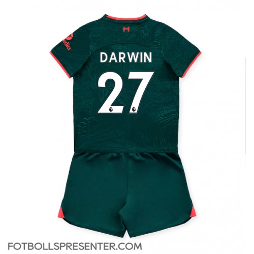 Liverpool Darwin Nunez #27 Tredje tröja Barn 2022-23 Kortärmad (+ korta byxor)